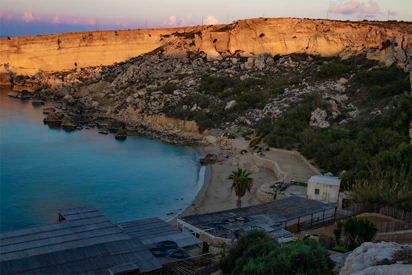 Paradise Bay off season / Most Spectacular Coastal Hikes in Malta