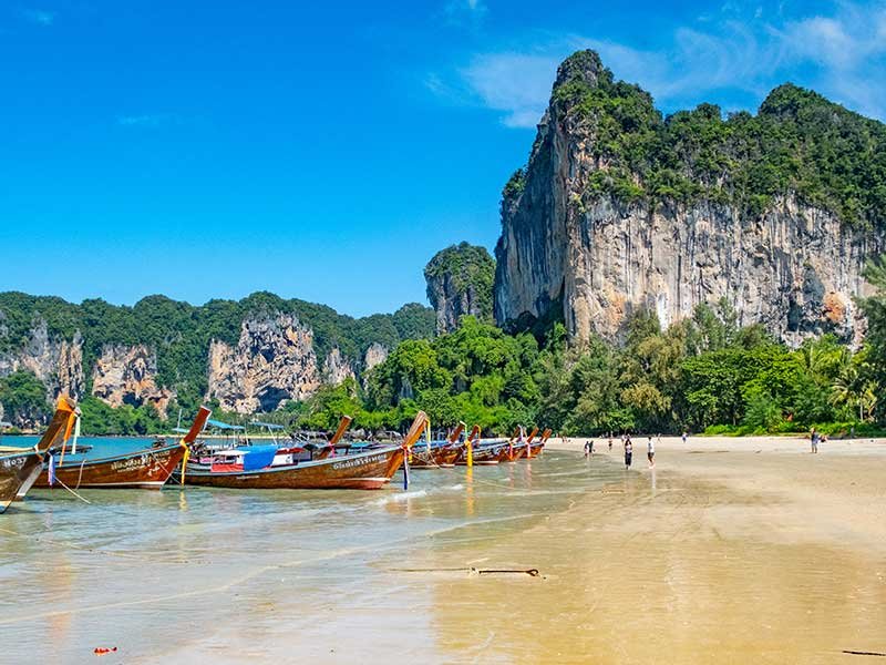 How to get to Railay Beach from Ao Nang (Things to do on Railay Beach)